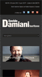 Mobile Screenshot of davidedamiani.com